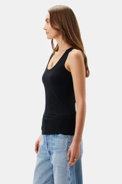Tops|Clearance^Amour Vert New Iris Modal Tank Black