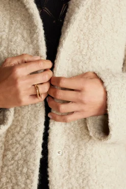 Jackets & Outerwear^Amour Vert Noelle Sherpa Coat Natural
