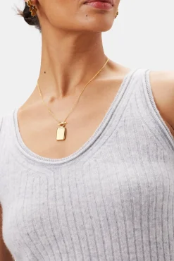 Tops|Clearance^Amour Vert Nora Cashmere Tank HeatherGrey