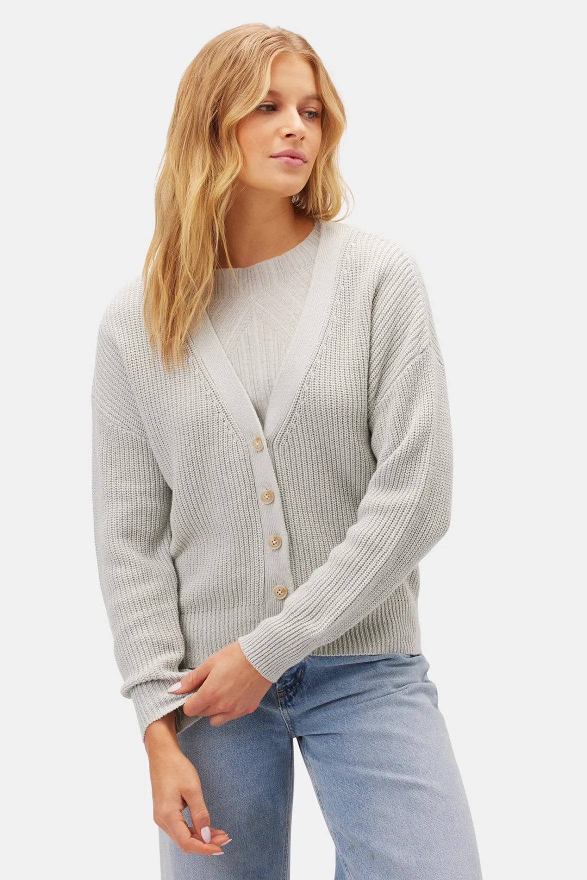 Sweaters & Cardigans|Clearance^Amour Vert Palmer Cardigan Sweater MintGreen