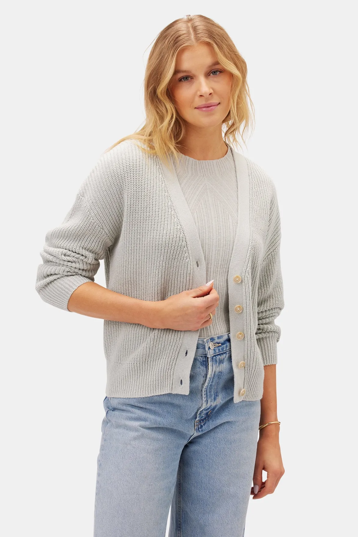 Sweaters & Cardigans|Clearance^Amour Vert Palmer Cardigan Sweater MintGreen