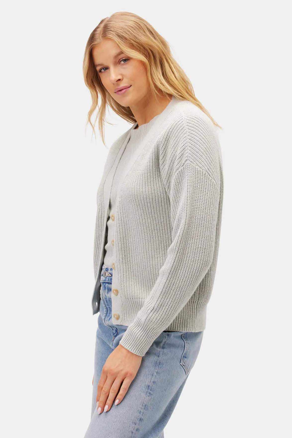 Sweaters & Cardigans|Clearance^Amour Vert Palmer Cardigan Sweater MintGreen