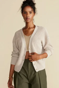 Sweaters & Cardigans|Clearance^Amour Vert Palmer Cardigan Sweater Oatmeal