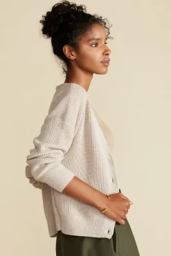 Sweaters & Cardigans|Clearance^Amour Vert Palmer Cardigan Sweater Oatmeal