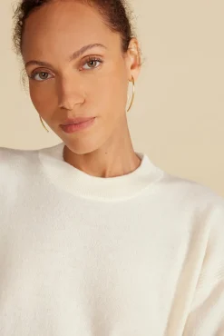 Sweaters & Cardigans^Amour Vert Pearl Cashmere Sweater Ivory