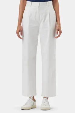Clearance^Amour Vert Pleated Wide Leg Trouser White