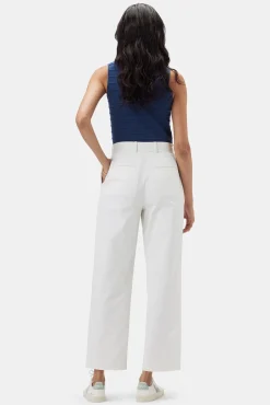 Clearance^Amour Vert Pleated Wide Leg Trouser White