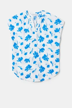 Tops|Clearance^Amour Vert Renata Crepe Blouse AixBlue