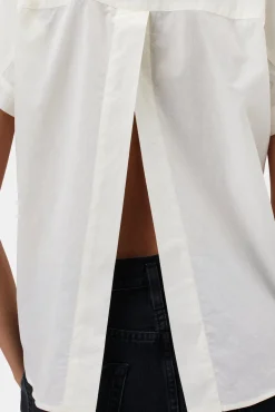 Tops|Clearance^Amour Vert Renata Full Placket Blouse Ivory