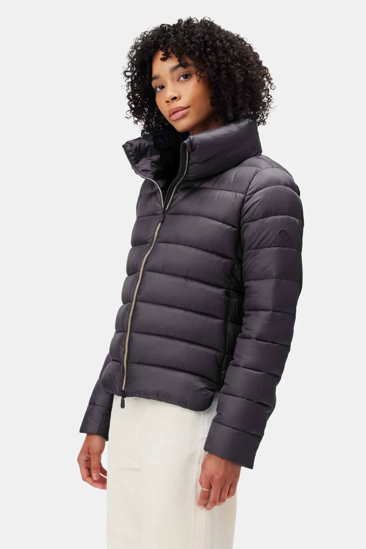 Jackets & Outerwear|Clearance^Amour Vert Save the Duck Elsie Puffer Jacket PurpleSmoke
