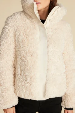 Jackets & Outerwear^Amour Vert Save The Duck Kennie Faux Shearling Jacket Natural