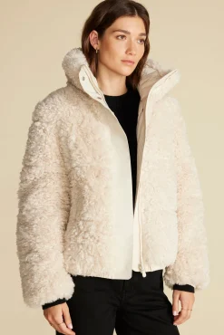 Jackets & Outerwear^Amour Vert Save The Duck Kennie Faux Shearling Jacket Natural