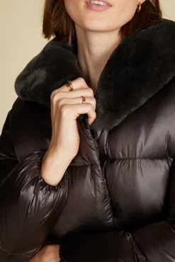Jackets & Outerwear^Amour Vert Save the Duck Mireille Puffer Jacket BrownBlack