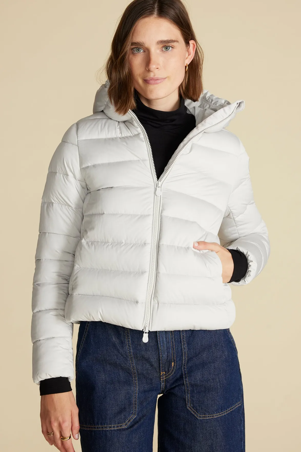 Jackets & Outerwear^Amour Vert Save The Duck Sweet Jacket FogGrey