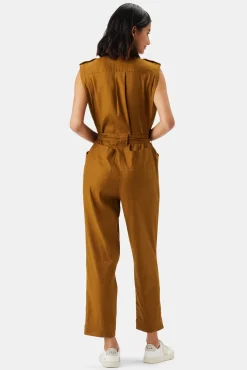 Jumpsuits|Clearance^Amour Vert Sienna Femme Fete Stretch Jumpsuit SpiceBrown