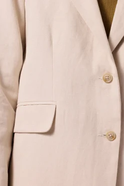 Clearance^Amour Vert Slim Tobie Summer Blazer Natural