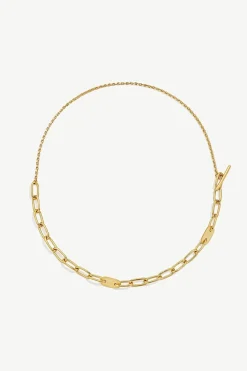 Jewelry^Amour Vert SOKO Delicate Ellipse Collar Necklace Gold