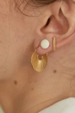 Jewelry^Amour Vert SOKO Jua Threader Hoop Earring Gold