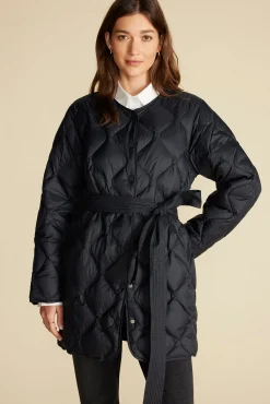 Jackets & Outerwear|Clearance^Amour Vert Solene Quilted Puffer Coat Black