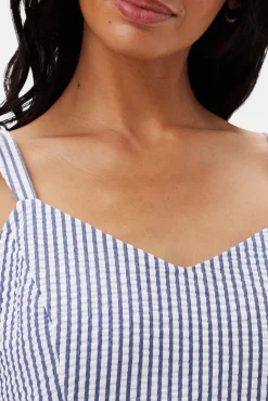 Jumpsuits|Clearance^Amour Vert Taya Seersucker Jumpsuit BrittanyStripeBlue