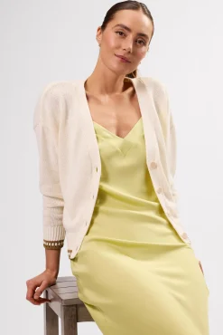 Sweaters & Cardigans|Clearance^Amour Vert Texture Cardigan IvoryElm