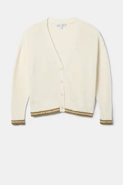 Sweaters & Cardigans|Clearance^Amour Vert Texture Cardigan IvoryElm