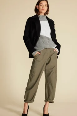 Sweaters & Cardigans^Amour Vert Veira Turtleneck Sweater SkyBlueandGrey