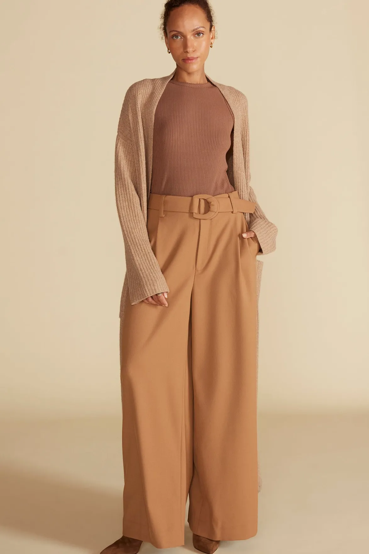 Pants|Clearance^Amour Vert Victoire Wide Leg Pants Camel