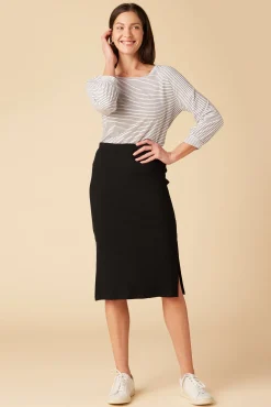 Skirts|Clearance^Amour Vert Vindy Paris Rib Skirt Black