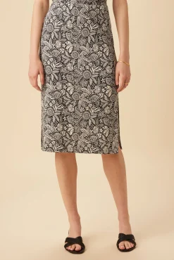 Skirts|Clearance^Amour Vert Vindy Viscose Knit Skirt NinaBlack