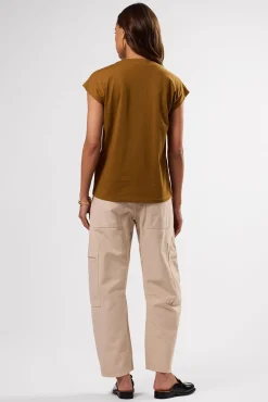 Tops|Tees^Amour Vert V Neck Solid Tee Terre