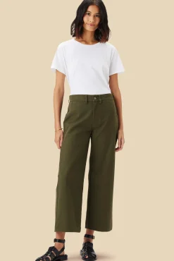 Pants|Clearance^Amour Vert Wide Leg Utility Pant CallaGreen