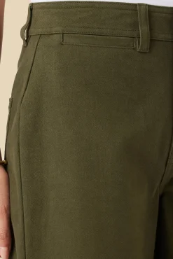 Pants|Clearance^Amour Vert Wide Leg Utility Pant CallaGreen