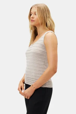 Tops|Clearance^Amour Vert Yvonne Tank Oatmeal