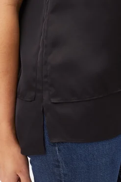 Tops|Clearance^Amour Vert Zola Doubled Tank Black