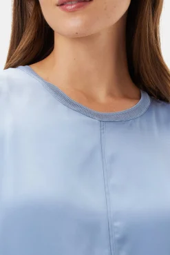 Tops|Clearance^Amour Vert Zola Doubled Tank HorizonBlue