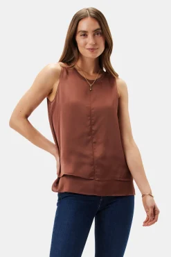 Tops|Clearance^Amour Vert Zola Doubled Tank Cafe