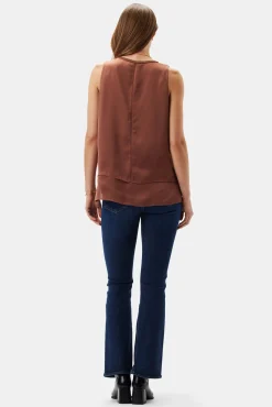 Tops|Clearance^Amour Vert Zola Doubled Tank Cafe